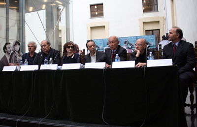 foto inaugurazione mostra di benigni
